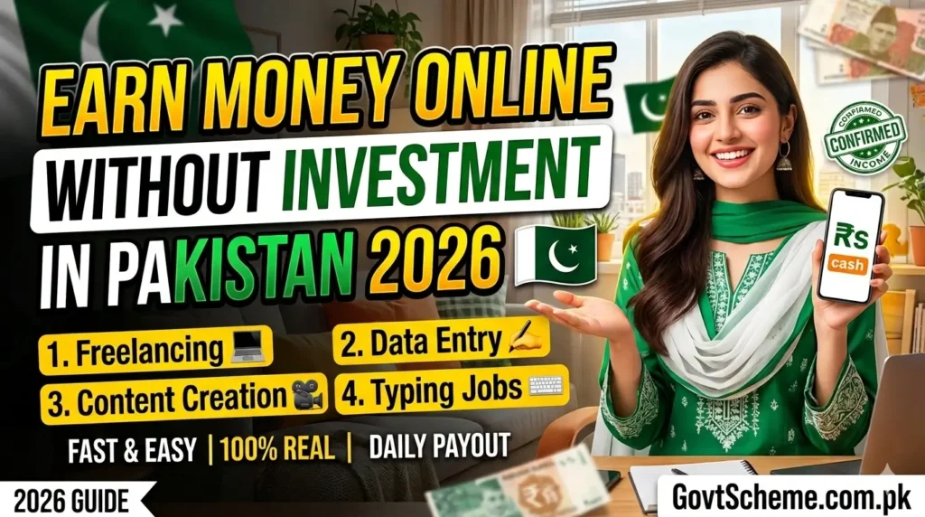 Earn Money Online without investment in Pakistan