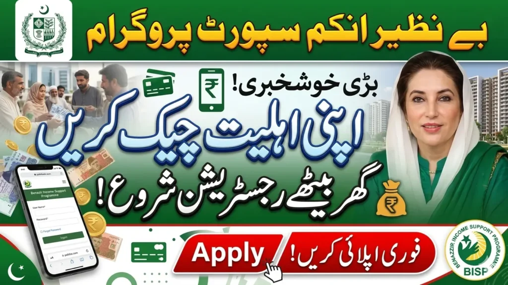 8171 Web Portal 2026 BISP CNIC Check Online Registration Punjab