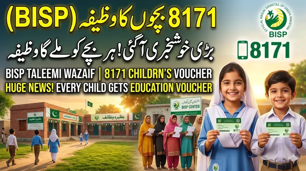 Bachon Ka Wazifa Check Online by CNIC 2026