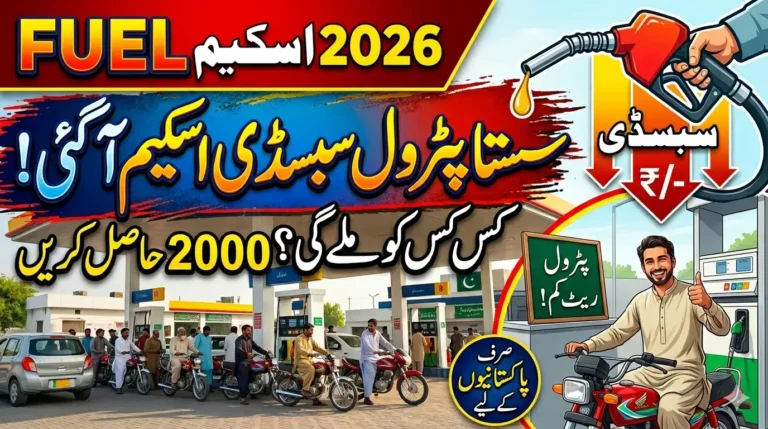 Sasta Petrol Subsidy Scheme 2026