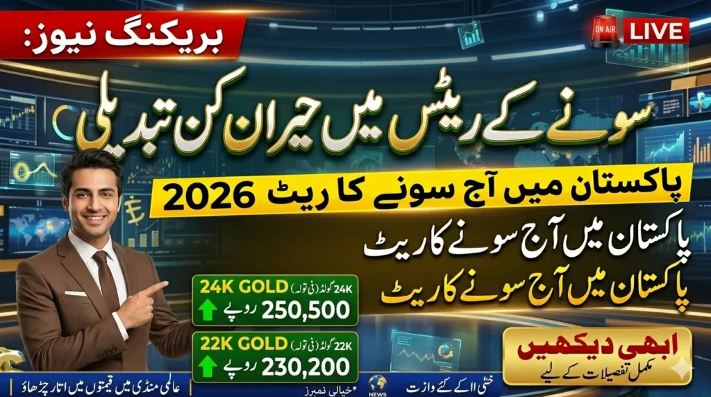 Today Gold Rate in Pakistan 2026